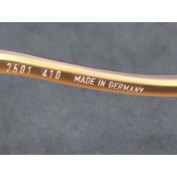 Vtg. German Retro OWP Beautiful Eyes Marine 2501/410 54 +12 eyeglass Frames READ - Picture 5 of 15